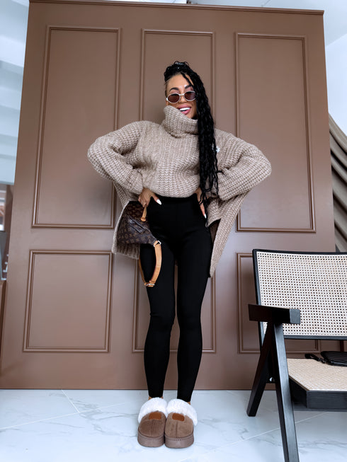 THERMO leggings "PERFECT BODY LM819" - BLACK PRE-ORDER